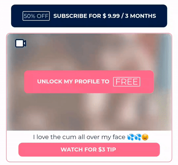 I love the cum all over my face